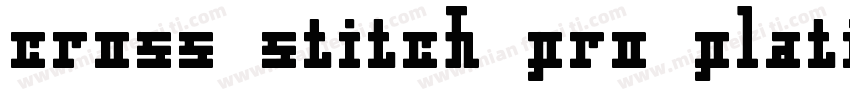cross stitch pro platinum字体转换